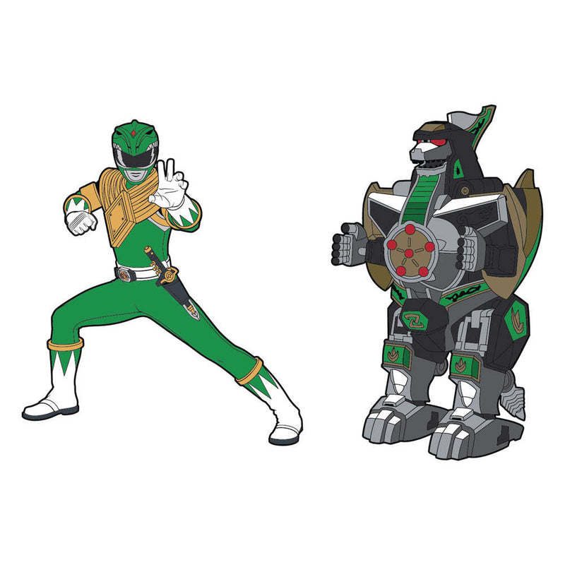 Power Rangers Green Ranger X Dragonzord Pin Set