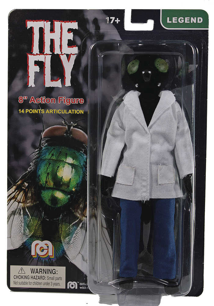 Mego Horror Flocked Fly 8in Action Figure