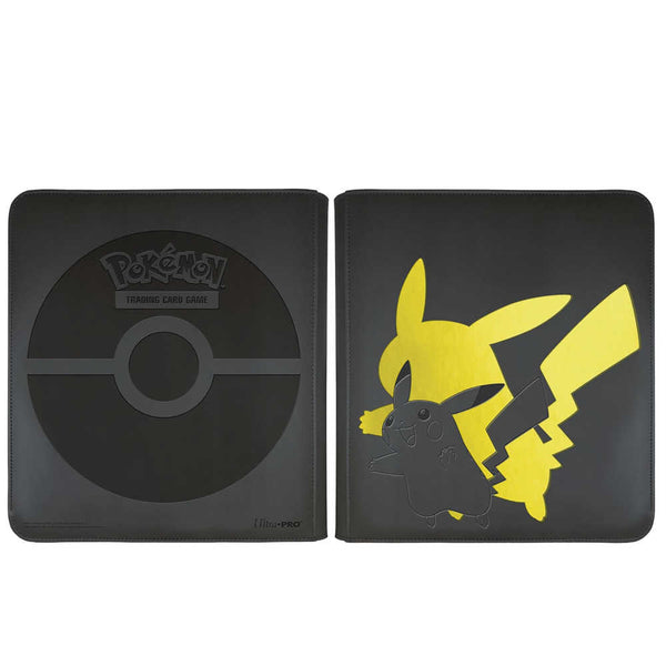 Pokemon Collectible Card Game Elite Pikachu 12 Pocket Zippered Pro Binder