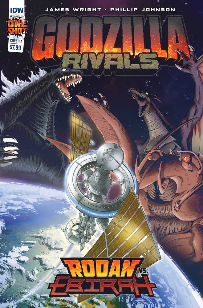 Godzilla Rivals Rodan vs Ebirah Cover A Johnson