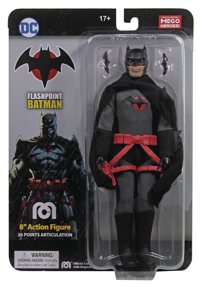 Mego DC Heroes Flashpoint Batman Previews Exclusive 8in Action Figure