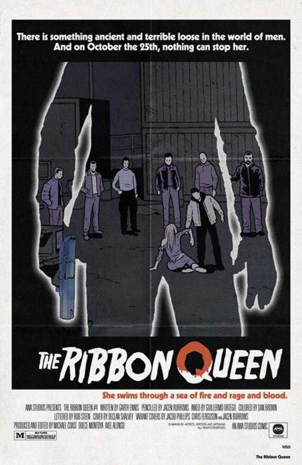 Ribbon Queen #4 (Of 8) Cover C Chris Ferguson & Jacen Burrows Horror Homage Variant (Mature)
