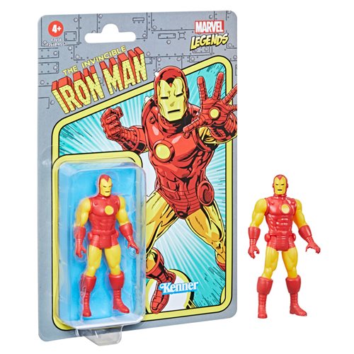 Marvel Legends Retro 375 Collection Iron Man 3 3/4-Inch Action Figure