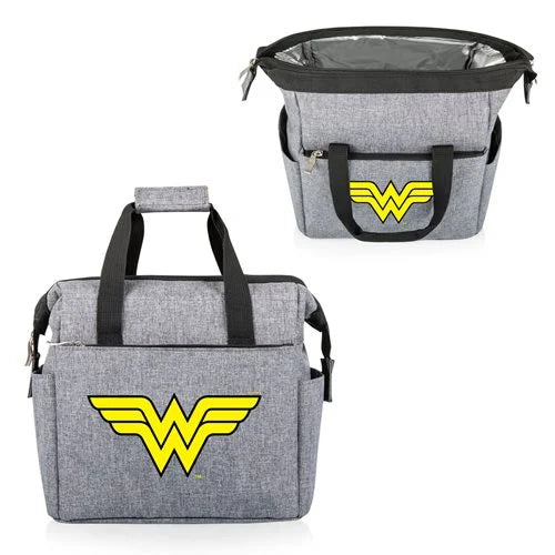 Wonder Woman Heathered Gray On-the-Go Lunch Cooler Bag