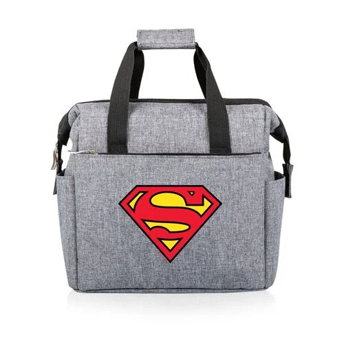 Superman Heathered Gray On-the-Go Lunch Cooler Bag