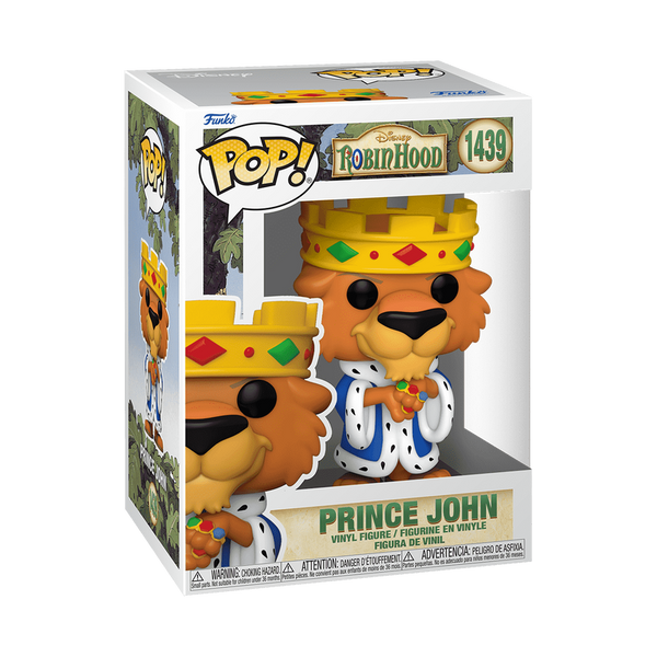 Pop Disney Robin Hood Prince John Vinyl Figure